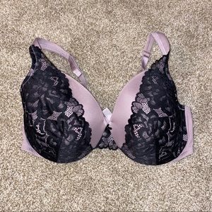 Purple and black lace Cacique bra 40 DD